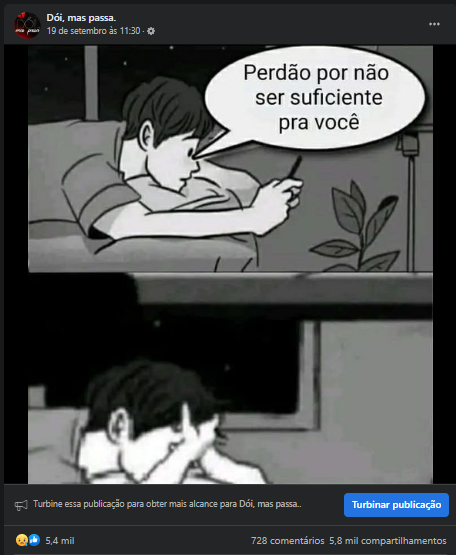 Resultados da Postagem em Dói, mas passa.